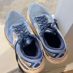 Brooks Blue and Tan Running Shoes